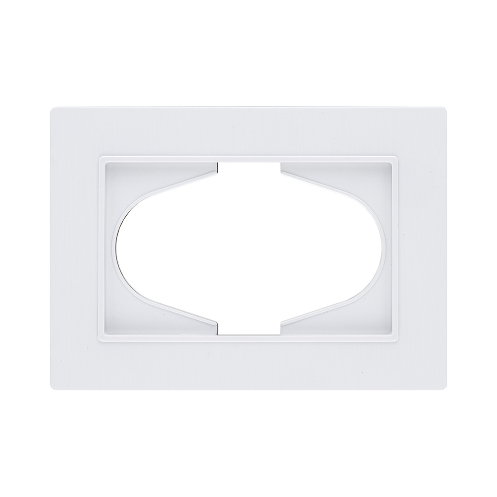 Рамка для двойной розетки, белый Kollinger Eleganz Plex EP120WH