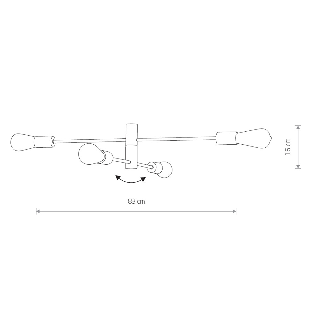 Потолочная люстра Nowodvorski Rotor 7936