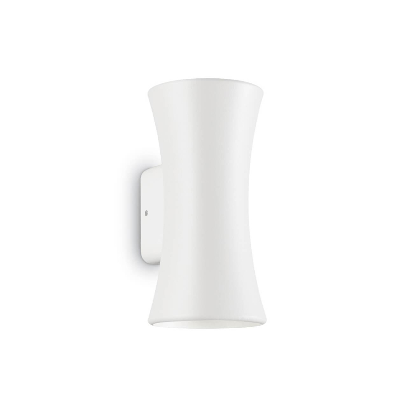 Уличный настенный светодиодный светильник Ideal Lux Lab AP2 Bianco 161594