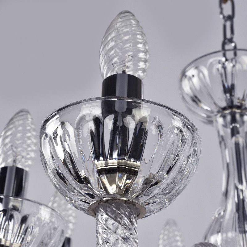 Подвесная люстра Bohemia Ivele Crystal 1310/8/165 Ni Cl/Clear/M-1H