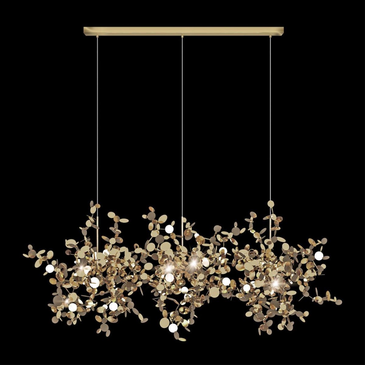 Подвесной светильник на тросе Loft IT Spark 10101/3S Gold