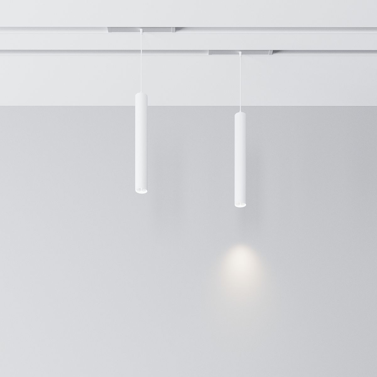 рековый светильник для гостиной Luminotti Slimline Rox L.222.10.CCT.WH