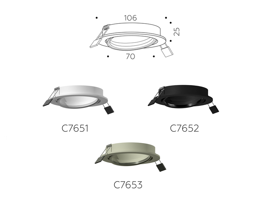 Корпус светильника Ambrella Light DIY Spot C7651