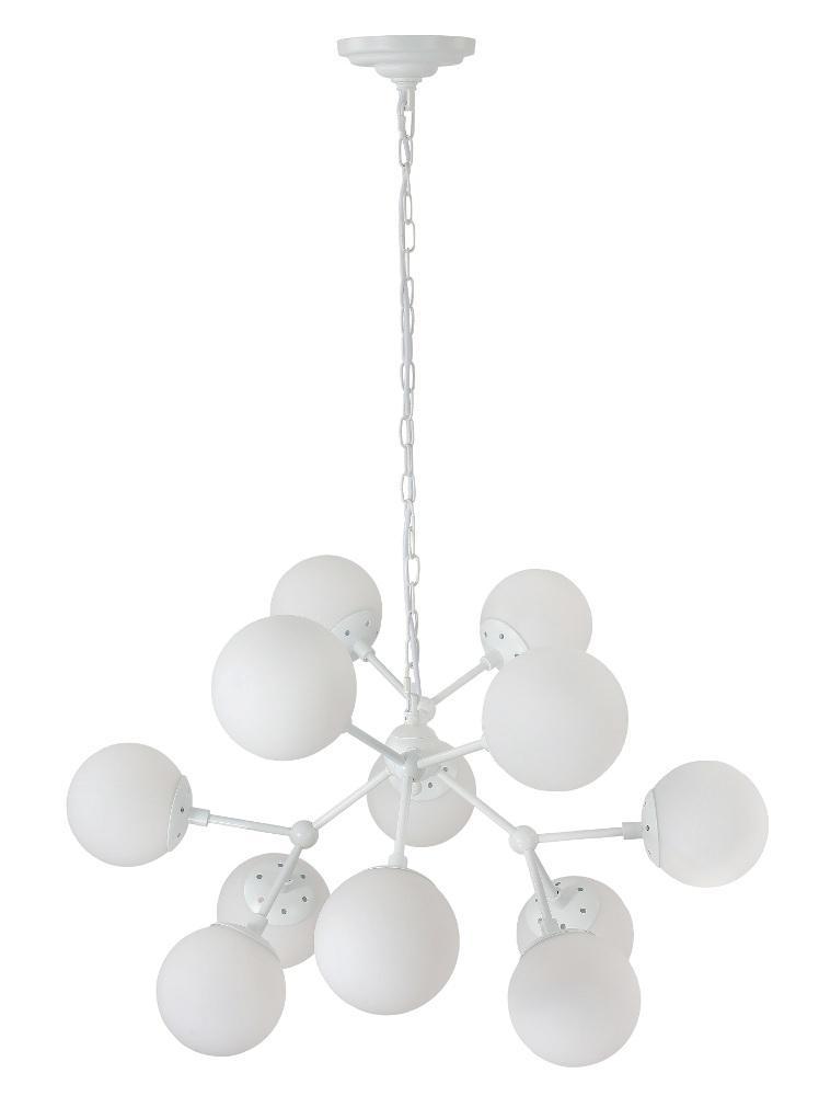 Подвесная люстра шар Crystal Lux Medea White SP12
