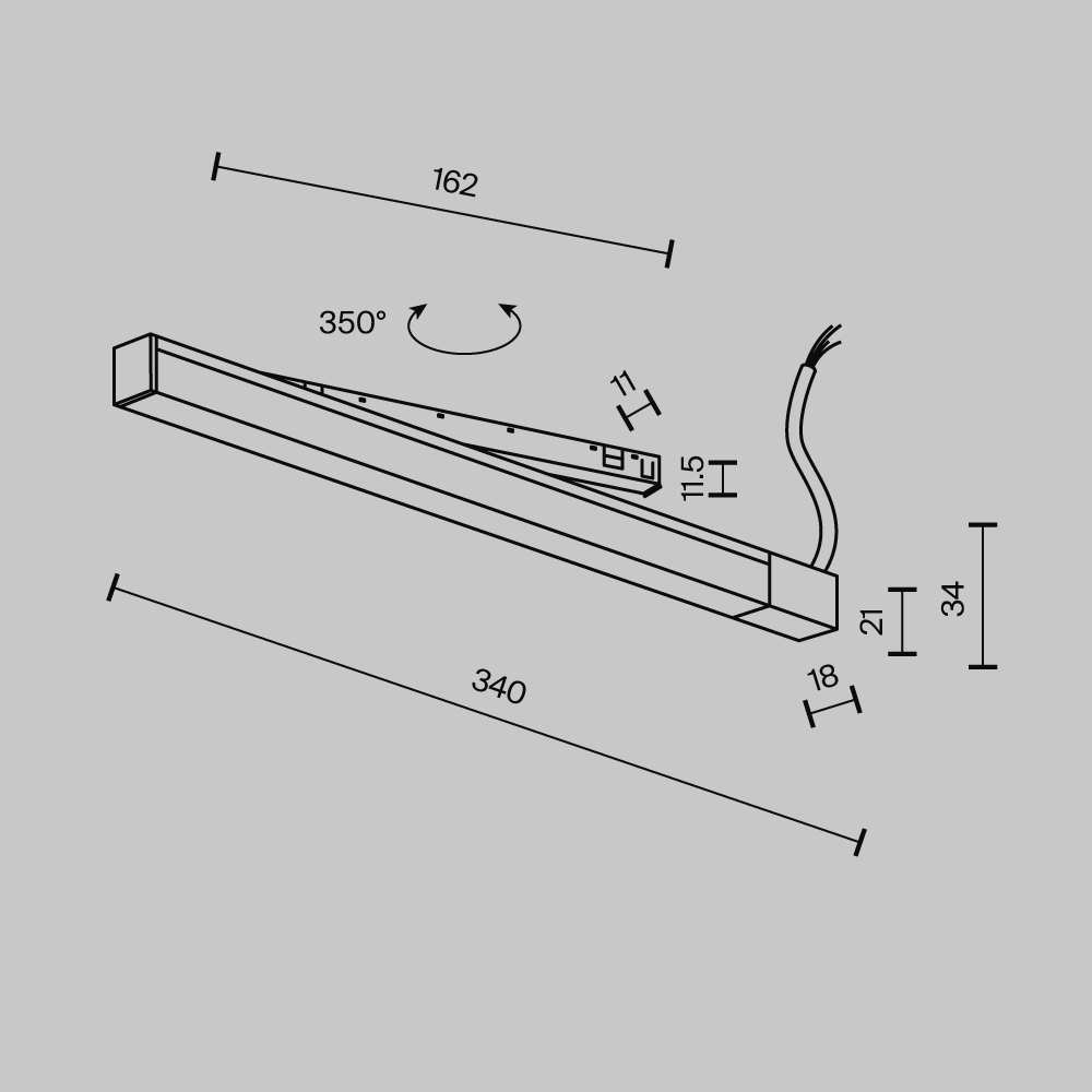 Источник напряжения Maytoni Technical Power Supply Exility X 48В 150Вт TRX239DR-150B