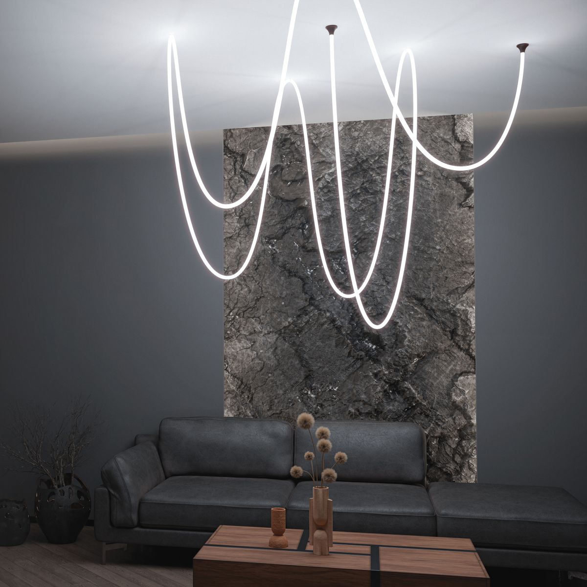 Боковые крепления (2 шт.) д/силикон. профиля-трубы D18 мм д/LED ленты Profiled Lightstar 441890