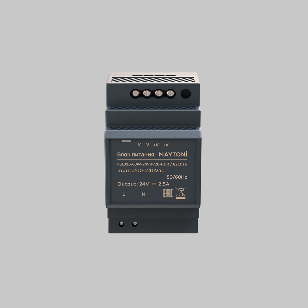 Блок питания Maytoni PSL016 24В 60Вт IP20 821016 821016