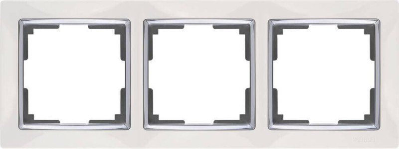 Рамка Werkel Snabb на 3 поста белая WL03-Frame-03-white 4690389046124