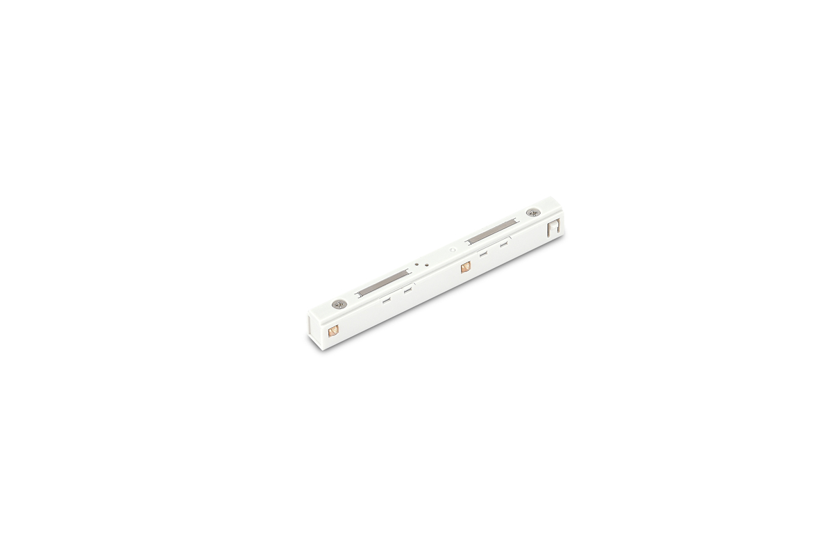 Токопроводящий прямой соединитель для шинопровода Donolux Slim Line Connector 180 DLS W