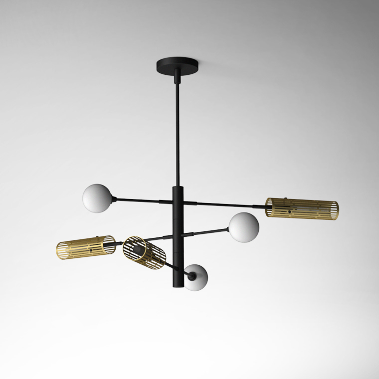 Люстра на штанге ImperiumLoft Sway 203591-26