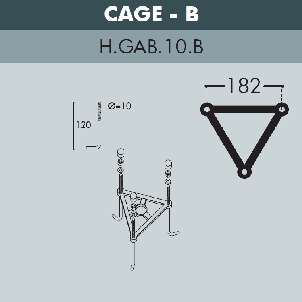 Садово-парковый светильник Fumagalli RICU/ANNA E22.157.000.WYE27