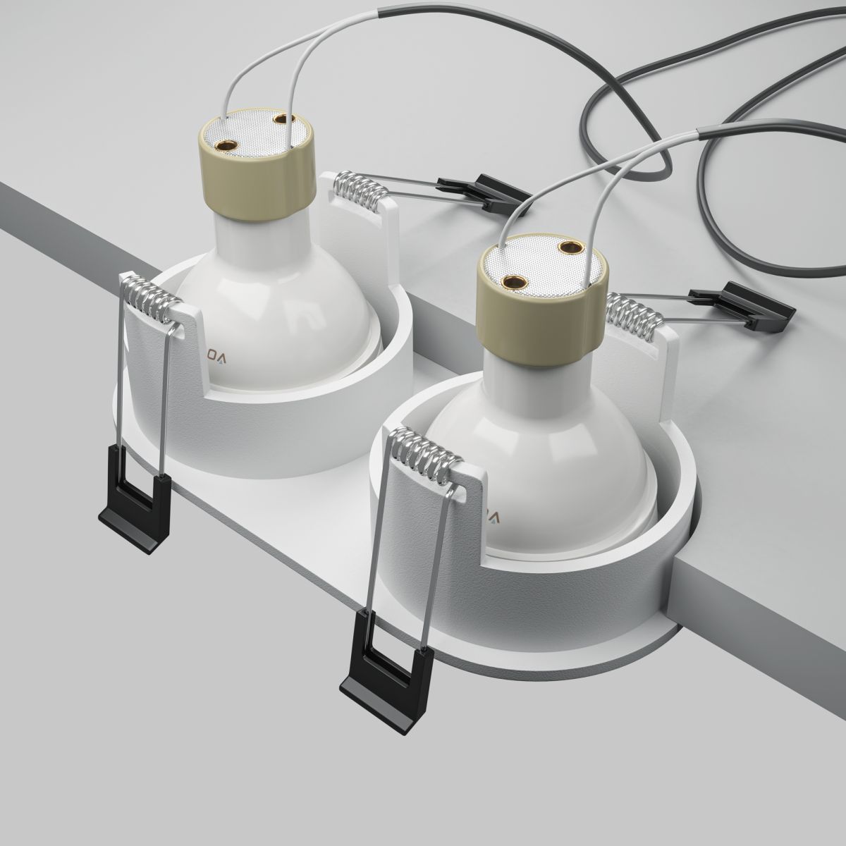 Встраиваемый светильник Maytoni Technical Share DL126-02-GU10-W