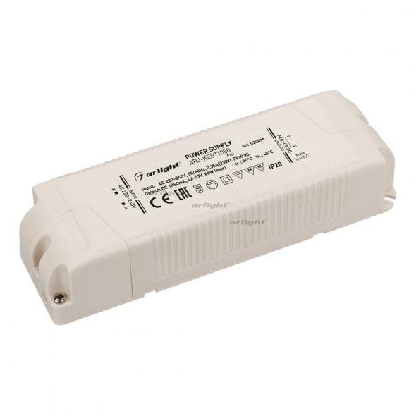 Блок питания Arlight ARJ-KE571050 (60W, 1050mA, PFC) 024899