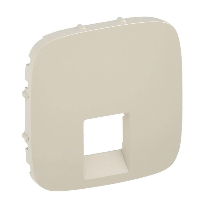 Лицевая панель Legrand Valena Allure розетки телефонной RJ-11/Ethernet RJ-45 слоновая кость 755416