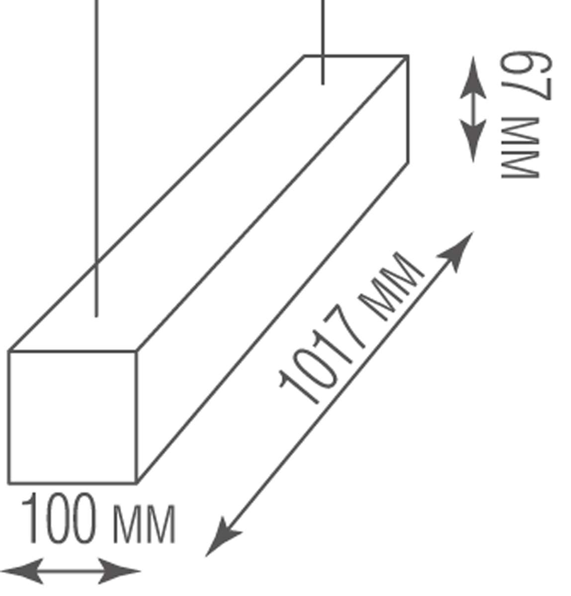 Подвесной светильник Donolux Decoled DL18516S100WW40L5 D6