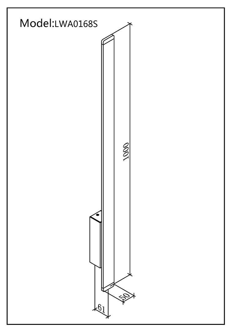 Настенный светильник DesignLed LW-A0168S-BL-WW 002794