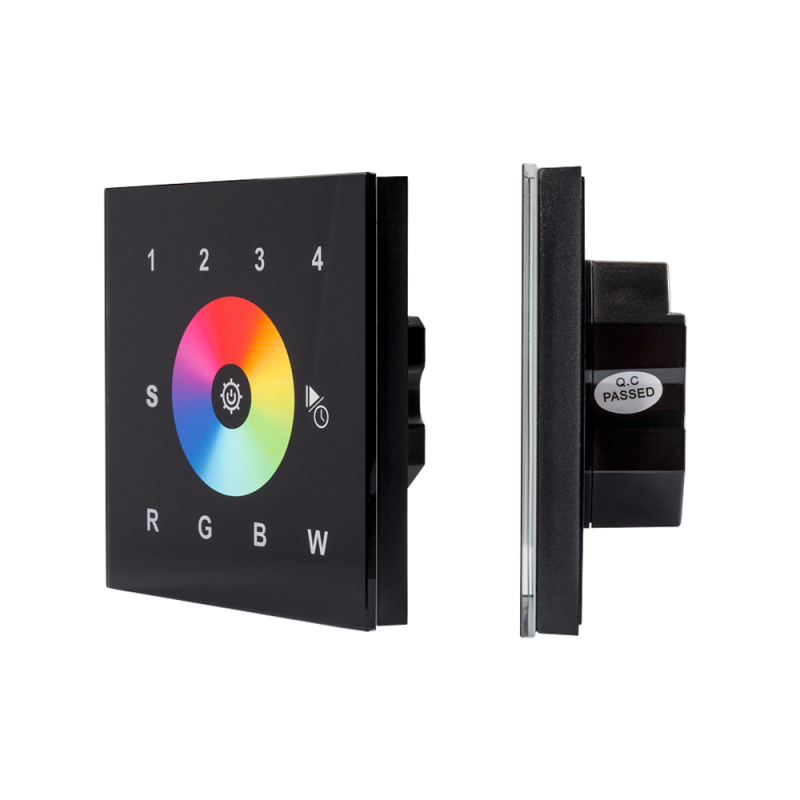 Панель Arlight Sens SR-2820AC-RF-IN Black (220V,RGBW,4зоны 018069