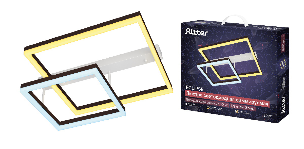 Потолочная люстра Ritter Eclipse 52088 1