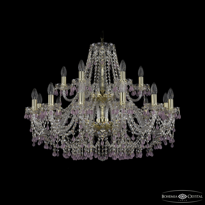 Подвесная люстра Bohemia Ivele Crystal 1410/10+5/300/2d G V7010