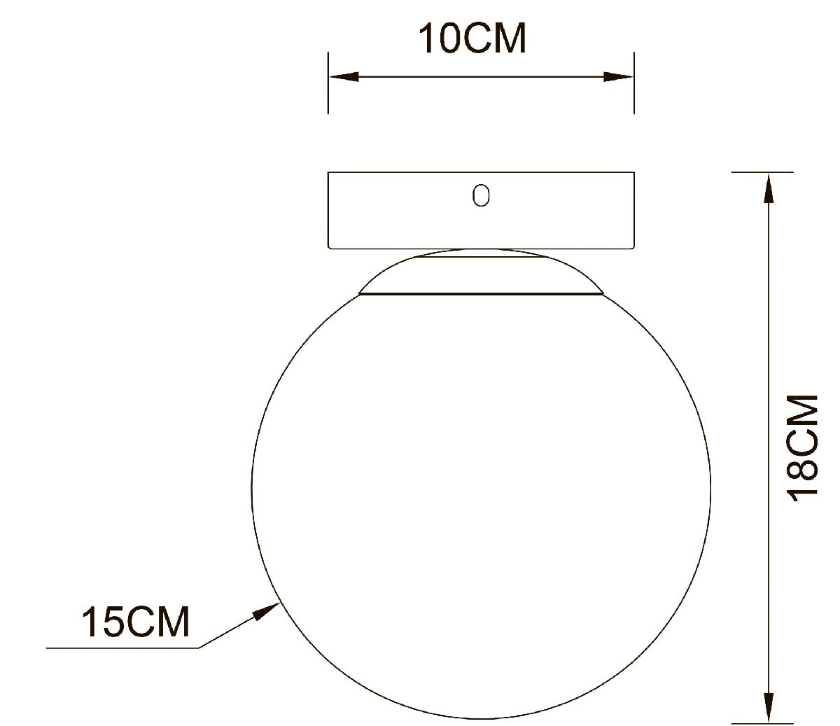 Настенно-потолочный светильник Arte Lamp Alcor A2224PL-1PB
