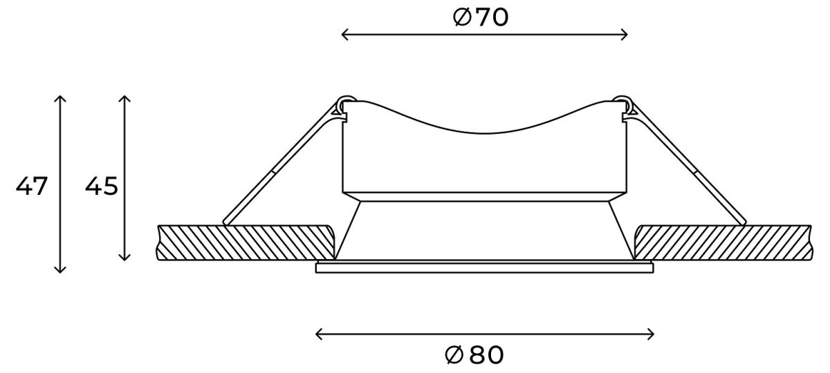 Точечный светильник Hesby Lighting Harstad HSBL_0227
