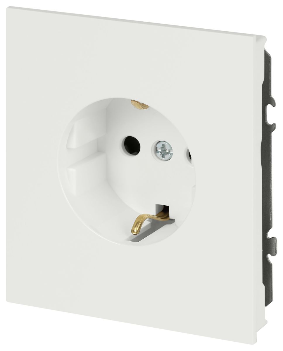 Розетка Эра Arktik 16-2101-08 с заземлением 2P+E Schuko 16А-250В белый матовый Б0070421