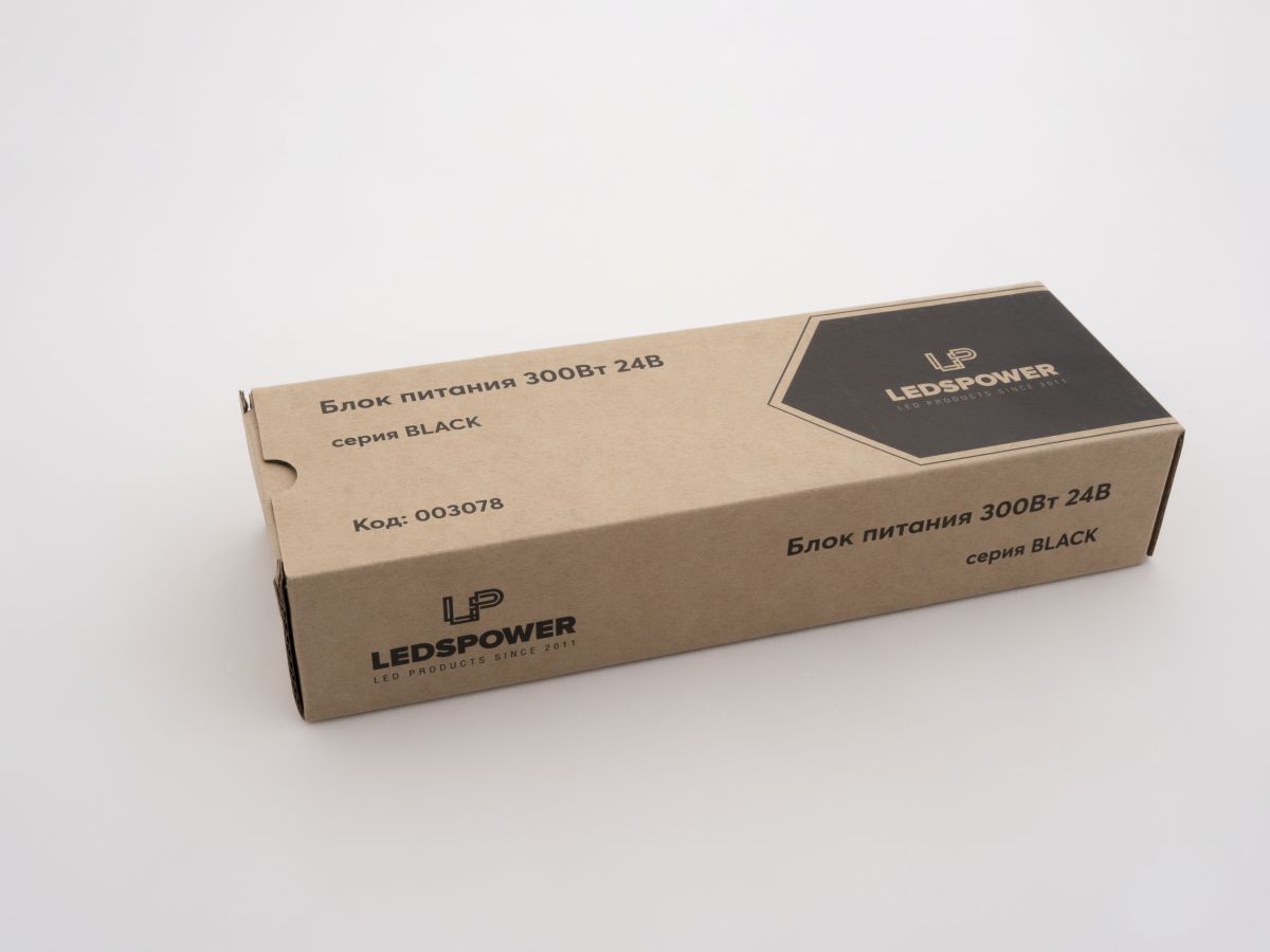 Блок питания LEDS POWER 300Вт 24В BLACK 003078
