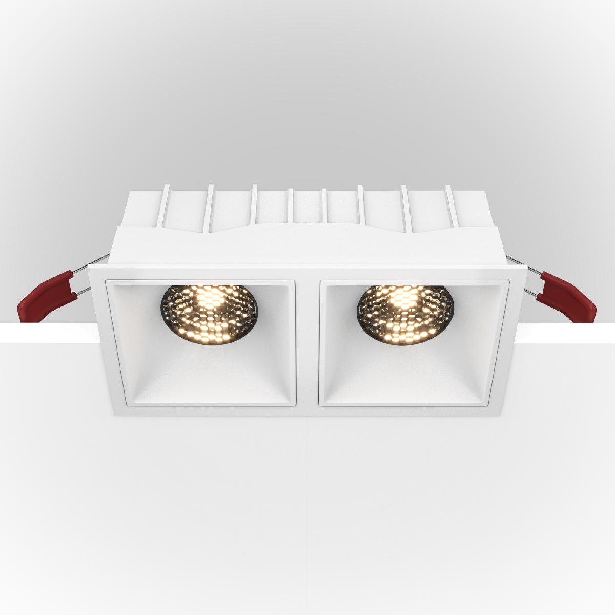 Встраиваемый светильник Maytoni Technical Alfa LED DL043-02-15W4K-D-SQ-W