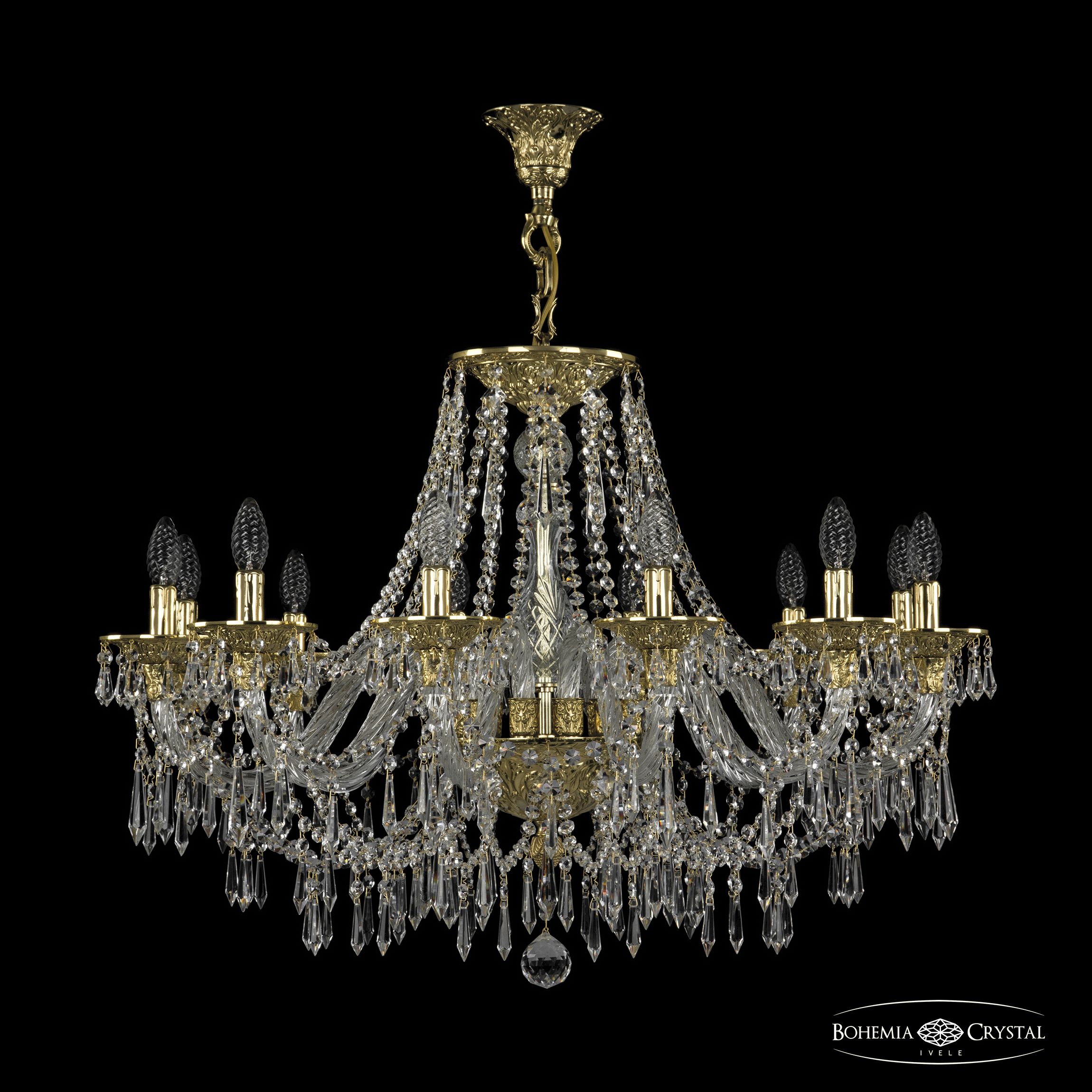 Подвесная люстра Bohemia Ivele Crystal 16103/12/300 G