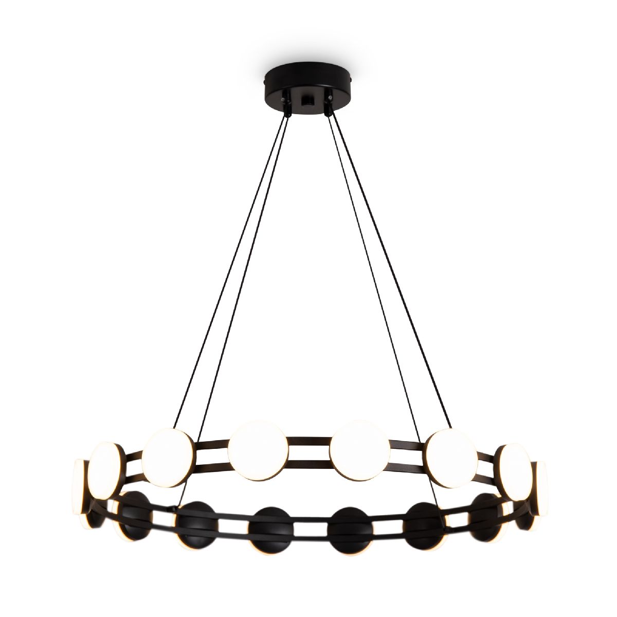 Подвесная люстра кольцами Freya Collar FR6180PL-L32B