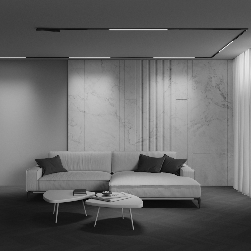 Трековый магнитный светильник Maytoni Technical Basis Exility X TR240-4-18WTW-DSZ-B