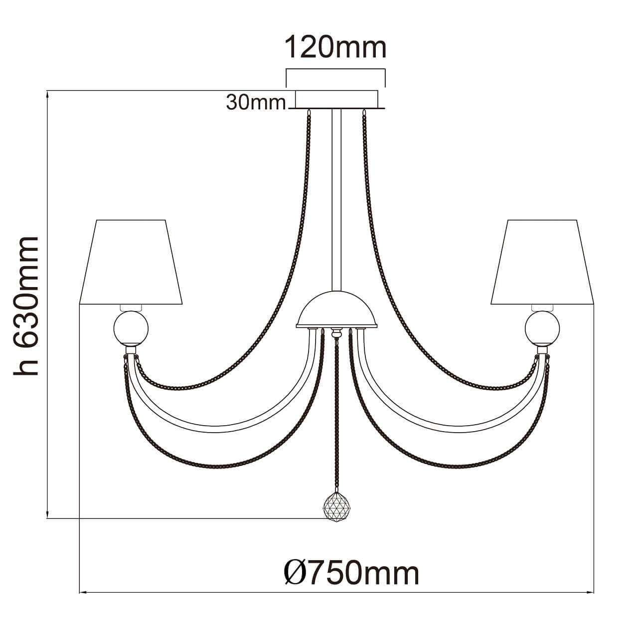 Подвесная люстра MW-Light Федерика 84 684010408 в Москве
