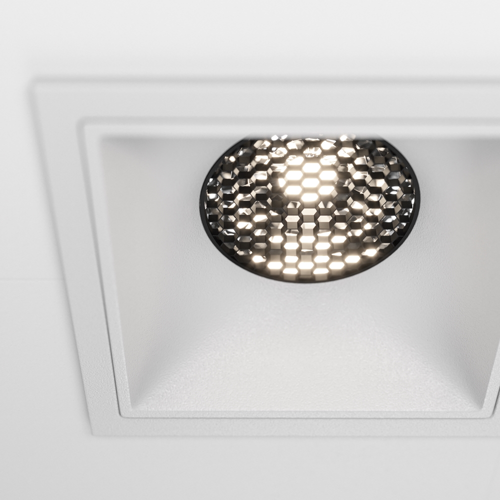 Встраиваемый светильник Maytoni Technical Alfa LED DL043-02-15W4K-D-SQ-W