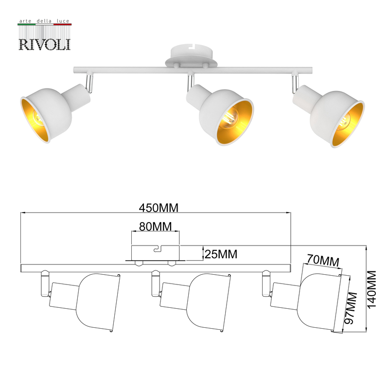 Спот Rivoli Esmeree 7056-703 Б0054745