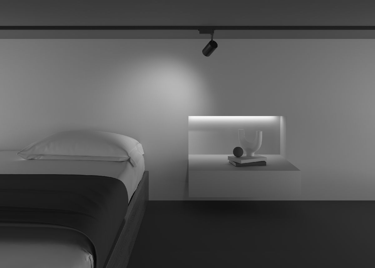Трековый светильник Maytoni Technical Vuoro TR003-1-6W4K-W-B