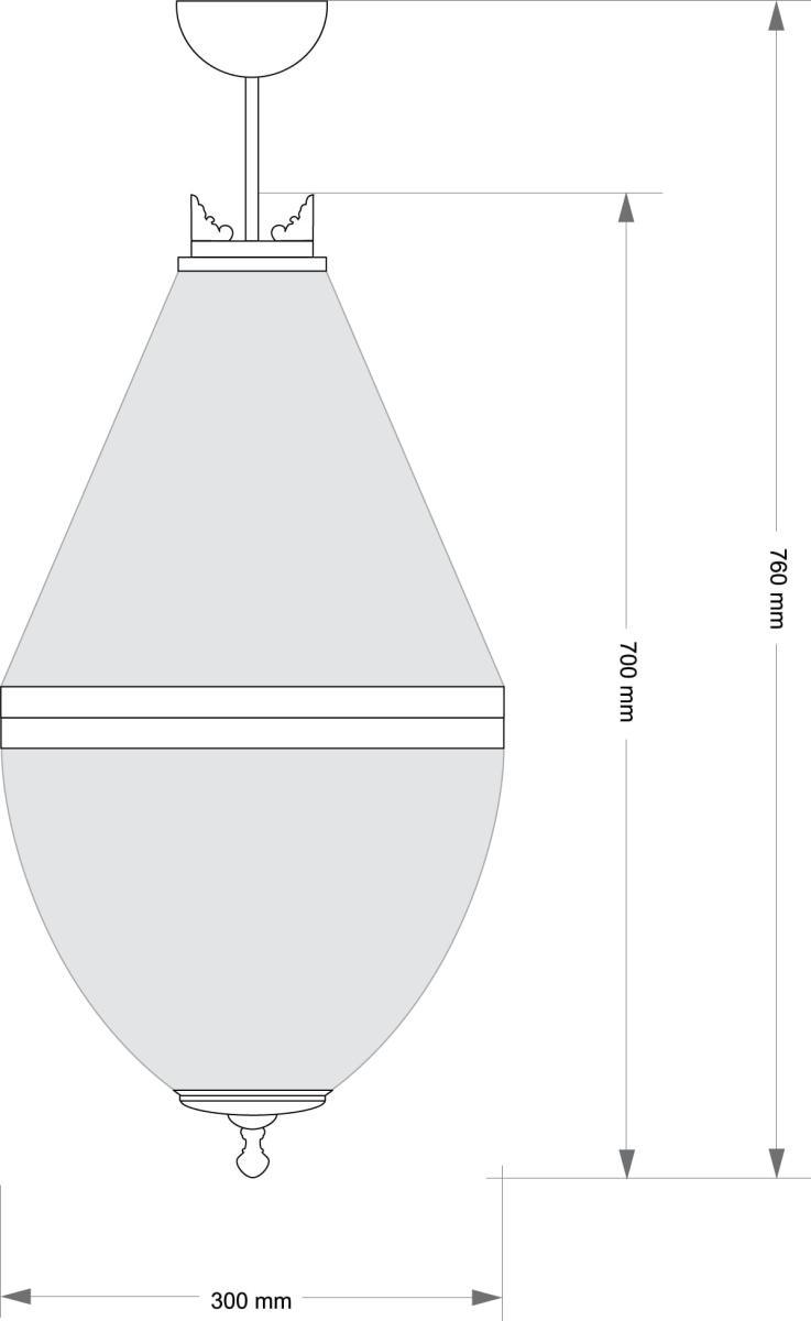 Подвесная люстра Kutek Arezzo ARE-PL-8 (N) 300