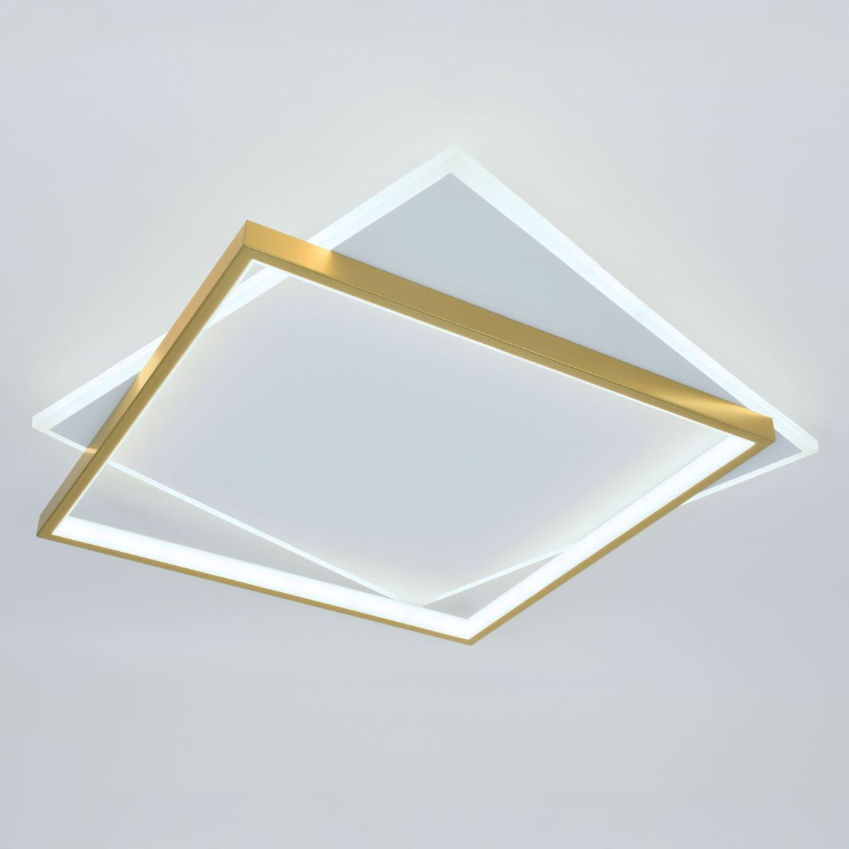 Потолочный светильник Эра Модерн Lima CLL-1-82 3K-6,5K RC WH+GD