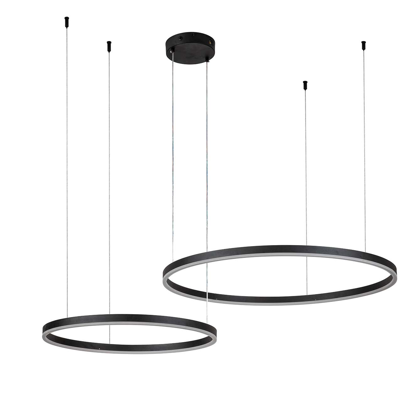 Подвесная люстра Indigo Galass 14001/2P Black V000030L