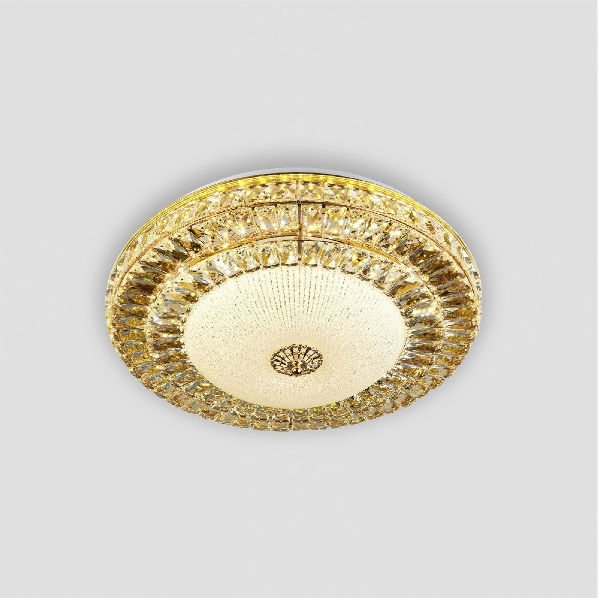 Потолочный светильник стеклянный LED4U L1146-300 GD