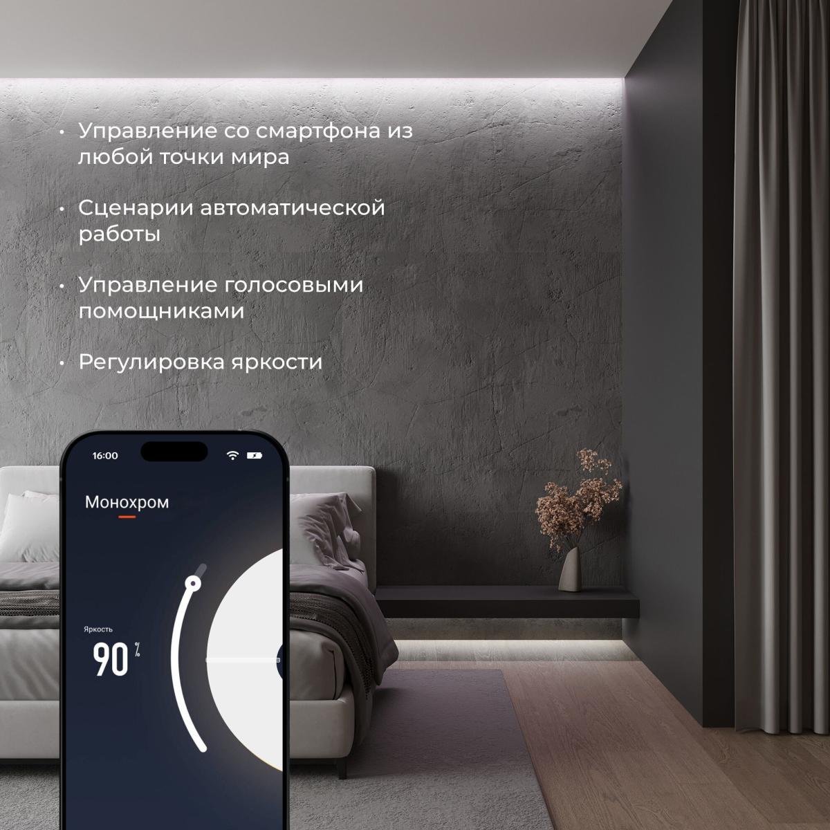 Wi-Fi контроллер для светодиодных лент Elektrostandard CCT 12-24V 4690389172830 95003/00 a055255