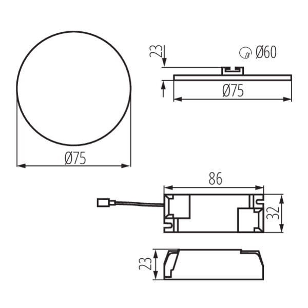 Встраиваемый светильник Kanlux Arel Led DO 6W-NW 29580
