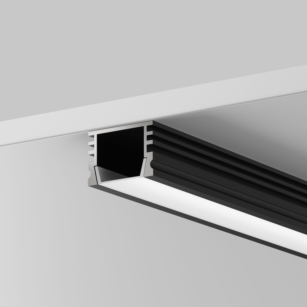 Алюминиевый профиль накладной Maytoni Led Strip ALM-005-B-2M 631005