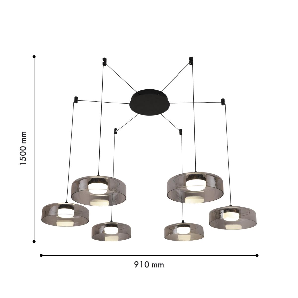 Подвесная люстра Favourite Platta 4490-6P
