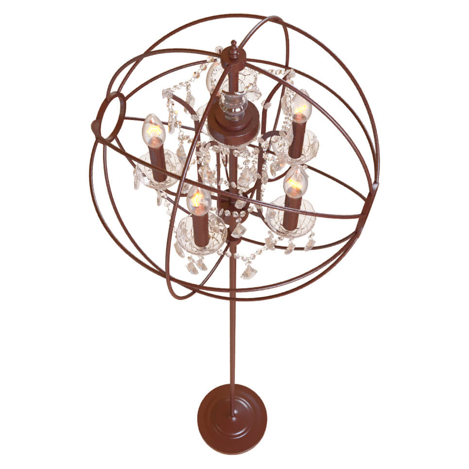 Торшер LOFT IT Foucaults orb crystal Loft1897FT