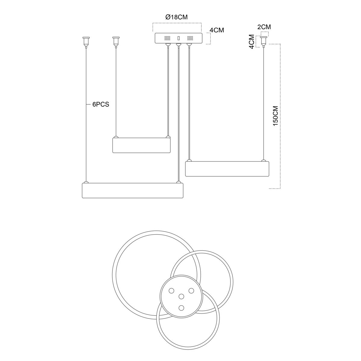 Потолочная чаша Favourite Canopy 4591-220-3BR