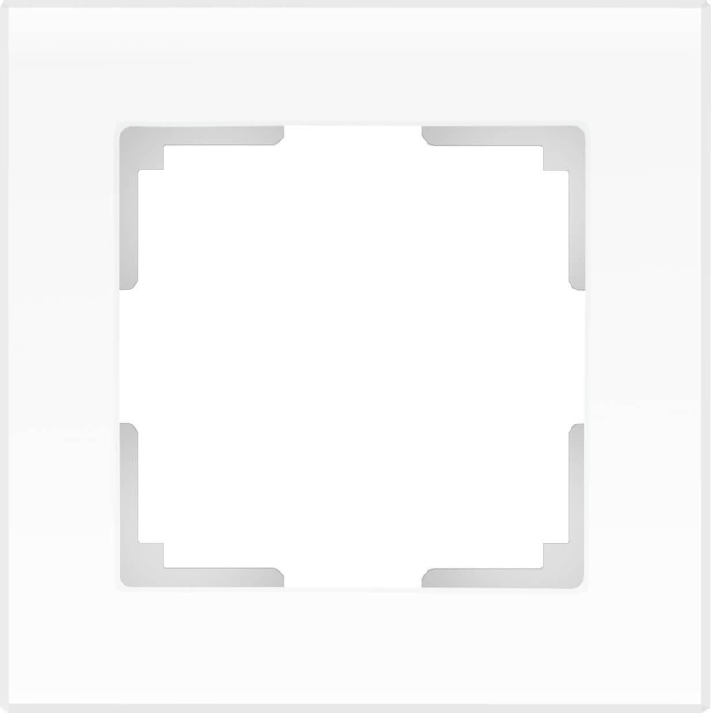 Рамка Werkel Favorit на 1 пост белый матовый WL01-Frame-01 4690389098550