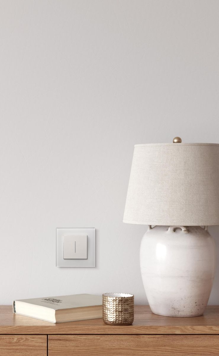 Рамка 4-постовая, стекло белый Kollinger Asthetik AS4WH