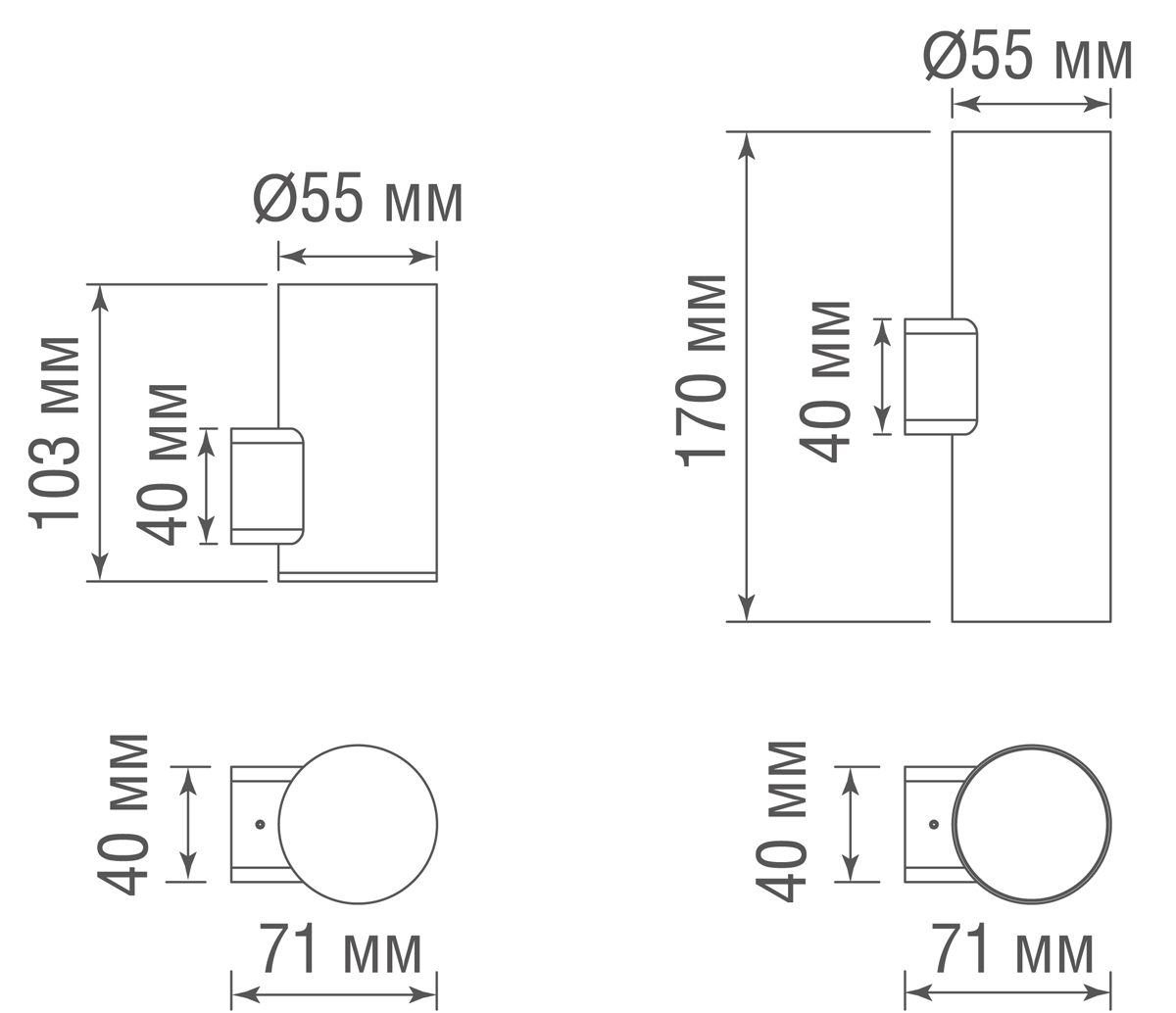 Уличный настенный светильник Donolux Compass DL20282WW10B