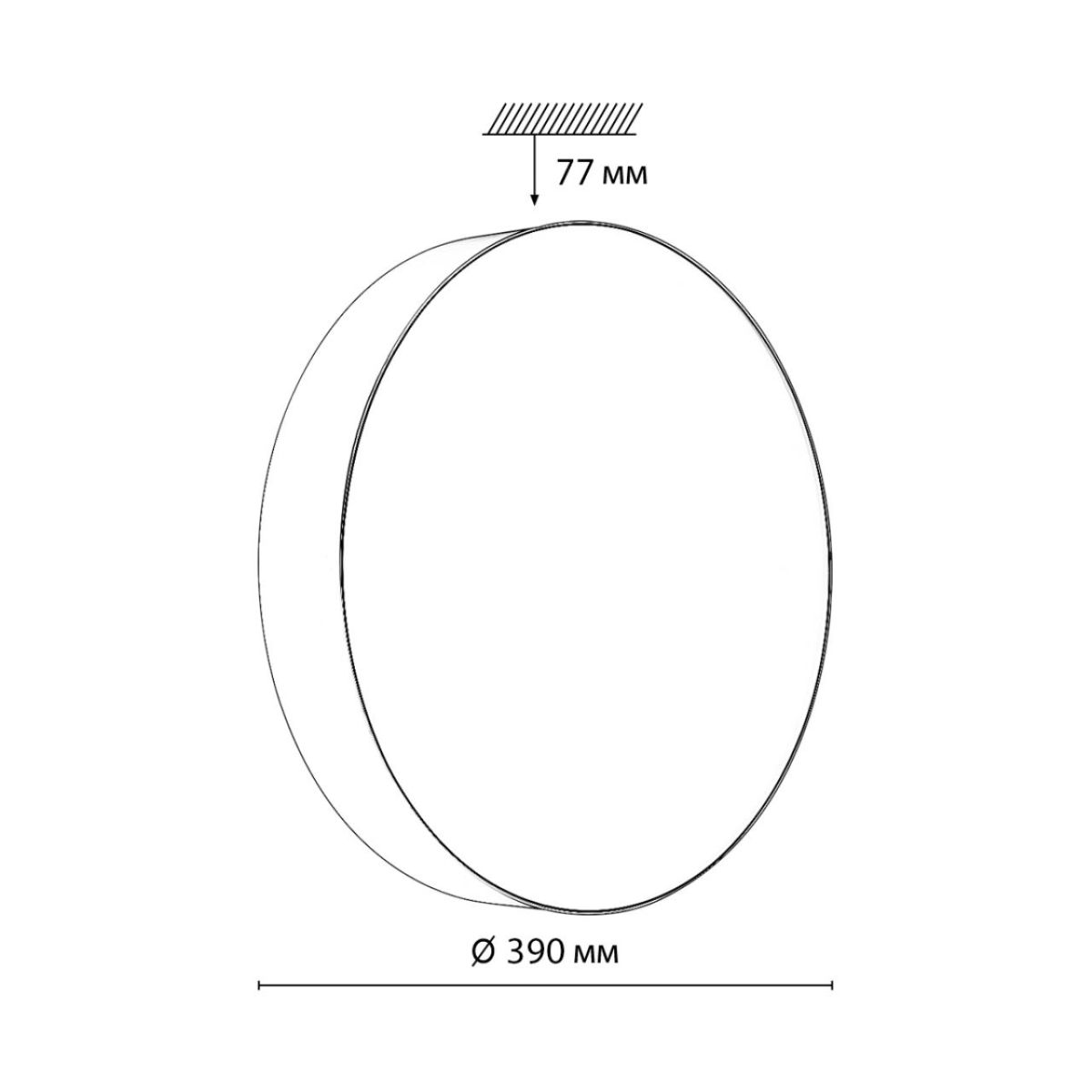 Настенно-потолочный светильник Sonex Basica Optima 7780/DLN