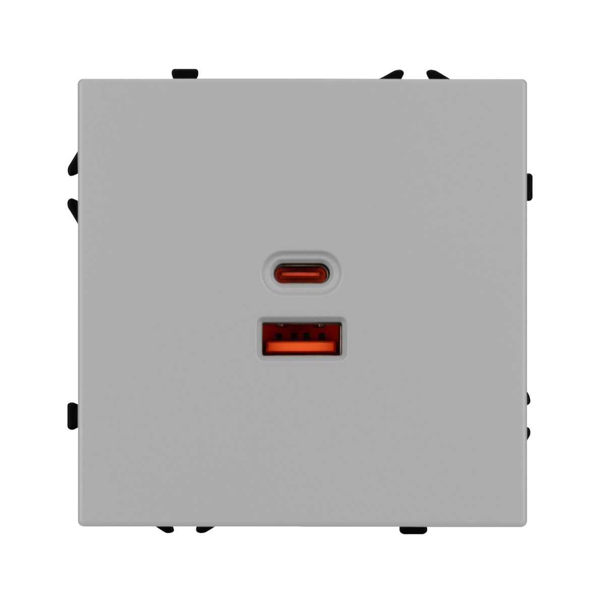 Механизм розетки Arlight с быстрой USB зарядкой SCT-NOBE-MUAC-SFPL-FC-IS (65W, QC3) 059447